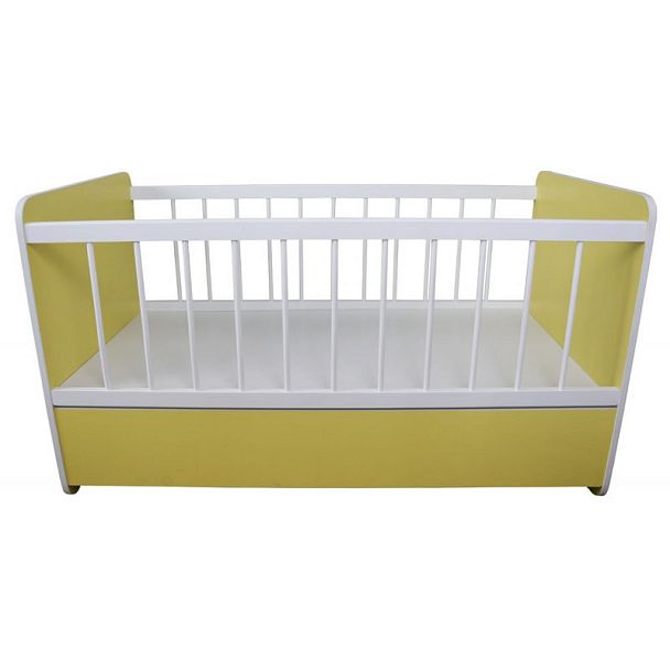 Кровать младенческая «София» + ЛДСП (массив, краска) настил ДВП - Вид 2