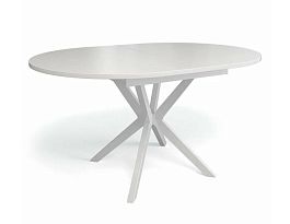 Стол ГЛАЗГО ЛДСП, 1350(1800)*900, Мрамор белый Мрамор белый - Фото предпросмотра