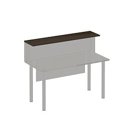 Полка настольная Формула МХ ФР 408 венге темный - Фото предпросмотра