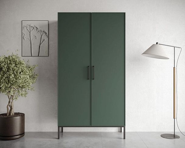 Шкаф двухдверный Nicole арт NEM091G - Вид 5