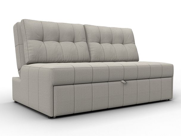 Диван прямой Лига-107 (140) Рогожка бежевый - Вид 1