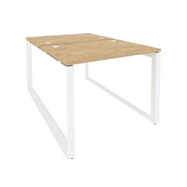 Onix Рабочая станция на О-образном м/к O.MO-D.RS-2.1.7 Тиквуд светлый/Белый металл 980*1475*750 - Фото предпросмотра