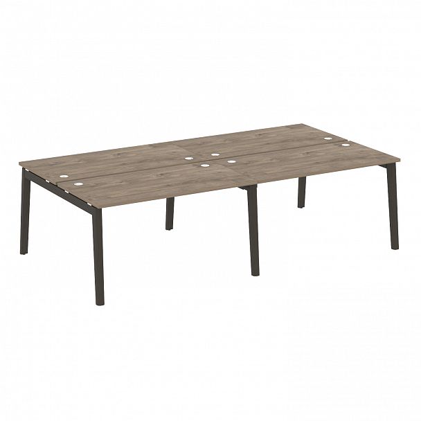 Рабочая станция "Onix wood" OW.D.RS-4.3.7 тиквуд темный/дуб темный - Вид 1