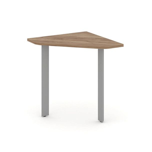 Style Project Next Угловой элемент стола SN-59.USP-001 Дуб Табак/Металл Серый 600*600*750 - Вид 1