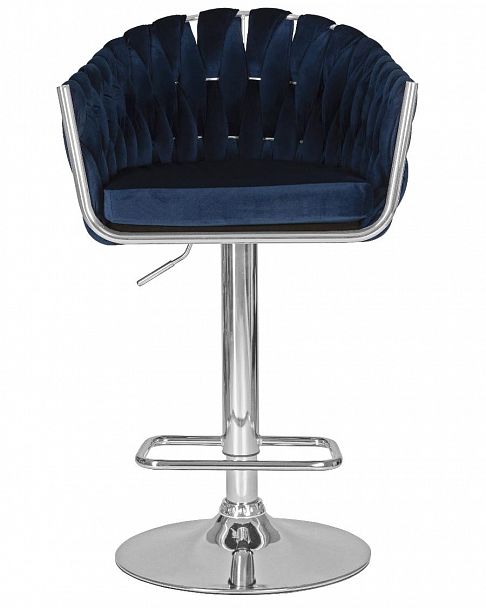 Стул барный DOBRIN MARCEL (синий велюр (MJ9-117)) - Вид 6