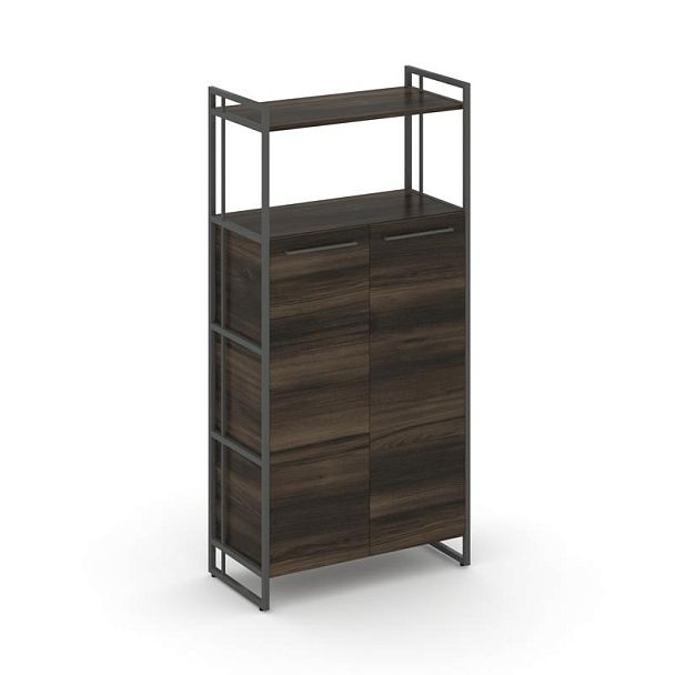 Rift Шкаф 4 ниши широкий RF.SS-43 Дуб Мали/Металл Антрацит 798*396*1648 - Вид 1