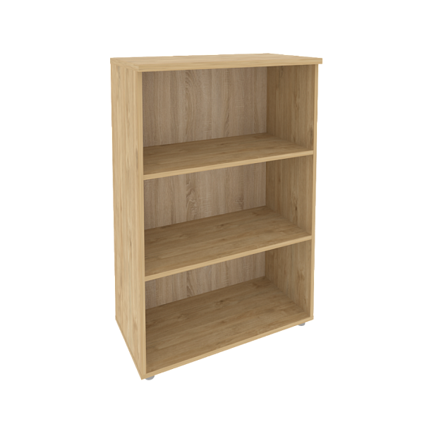 Onix Стеллаж средний широкий O.ST-2 Тиквуд светлый 800*420*1207 - Вид 1