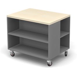 Тумба для копира Берлин Береза Майнау/Серый ТК 081 - Фото предпросмотра