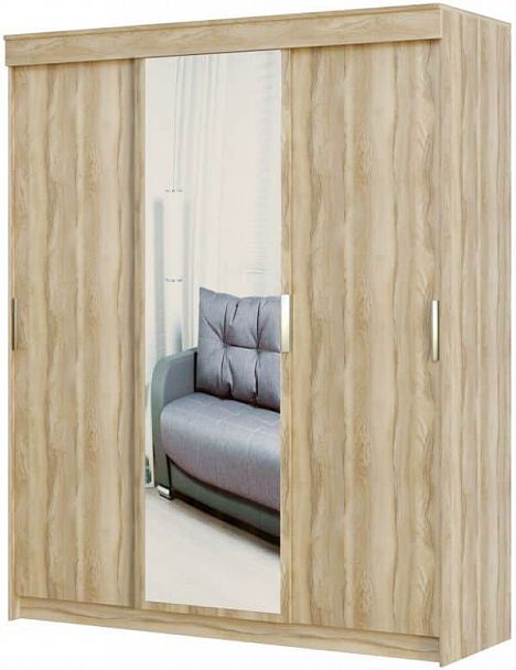 Шкаф-купе "Оптима" 180 (зеркало) - Вид 1