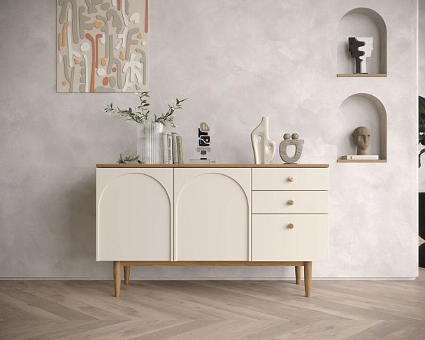 Комод с двумя дверками и ящиками Arka AR05 - Вид 2