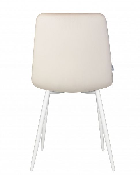 Стул обеденный DOBRIN CHILLY (Кремовый Holland 05, основание белое) - Вид 5