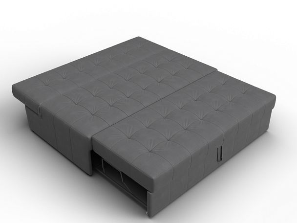 Диван прямой Лига-107 (160) Замша серый - Вид 8