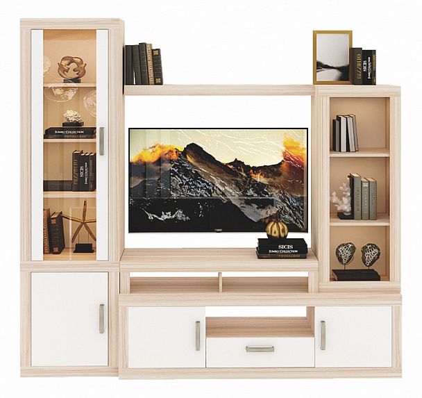 Стенка-горка Toivo ГСТ 1 Карамель/Белый - Вид 1