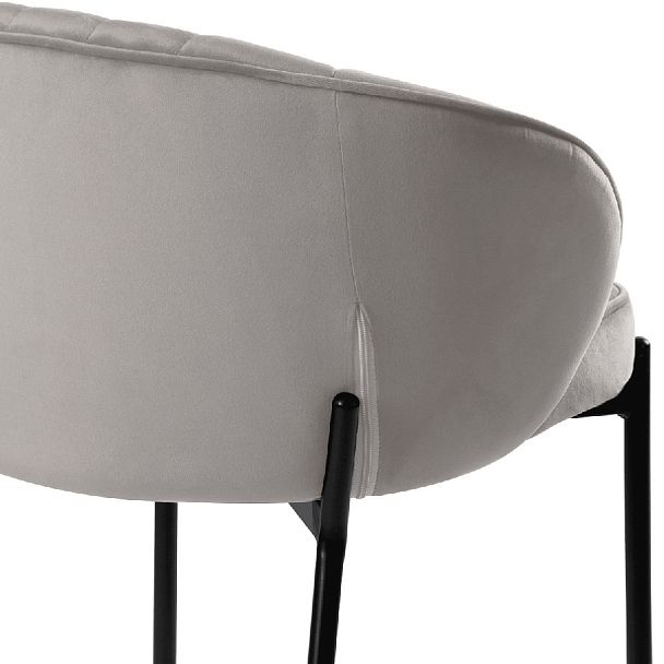 Комплект полубарных стульев Миэль светло-серый/черный, 3 шт. - Вид 8