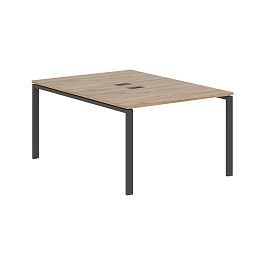 Стол 2-х местный EUWST 1116 Дуб Денвер светлый/Мокко 1160х1606х750 EDIS - Фото предпросмотра
