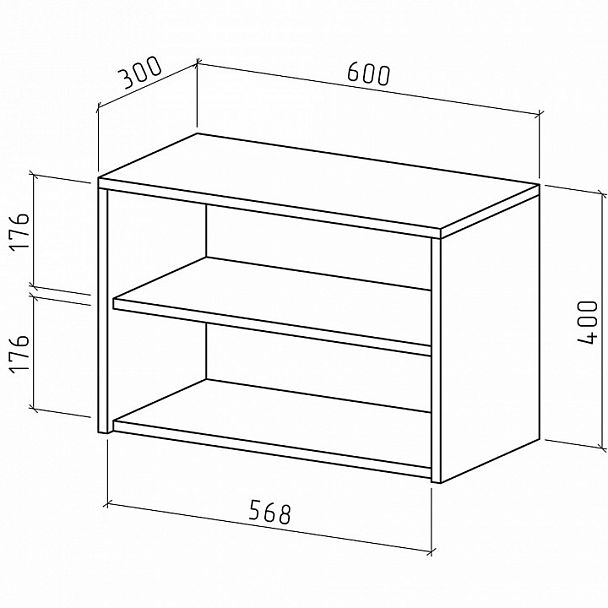 Тумба навесная Мария-2 - Вид 2