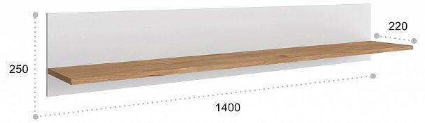 Полка навесная Ирма ИР-22 - Вид 5