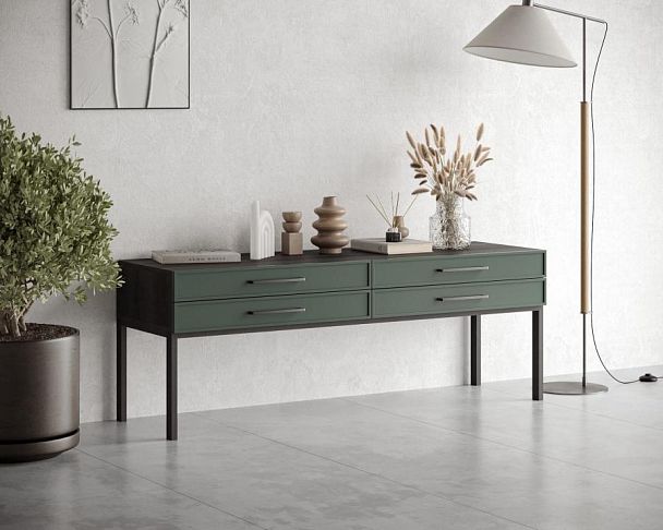 Консоль с четыремя ящиками Nicole арт NEM23G - Вид 3