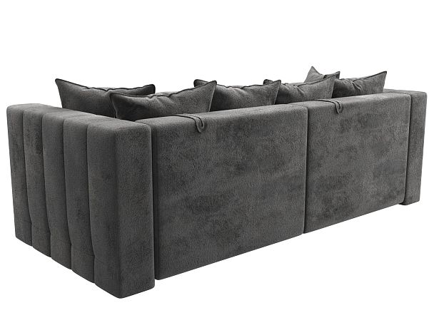 Диван прямой Лига-052 НПБ Велюр серый - Вид 5