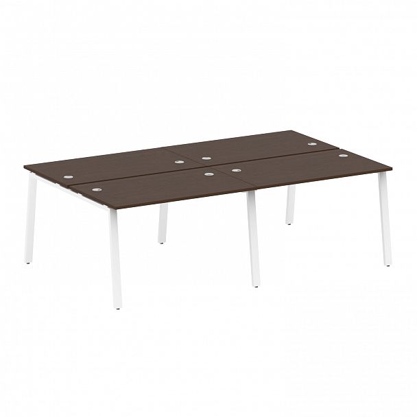 Рабочая станция "Metal System" БА.СМ-4.2 венге/белый - Вид 1