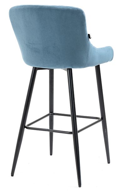 Стул барный Everprof Nico Ткань Голубой - Вид 4