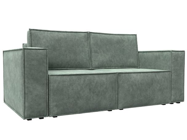 Диван прямой Куба мини Велюр зеленый - Вид 1
