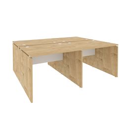 Onix Рабочая станция O.D.RS-4.1.8 Тиквуд светлый/Белый бриллиант 1960*1635*750 - Фото предпросмотра