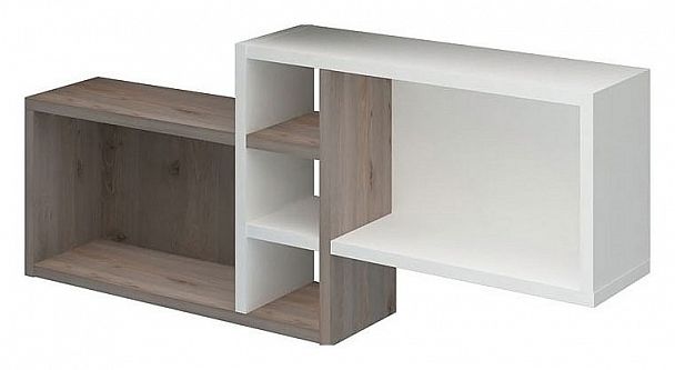 Полка книжная Домино нельсон ПК-20 Белый/Нельсон - Вид 1