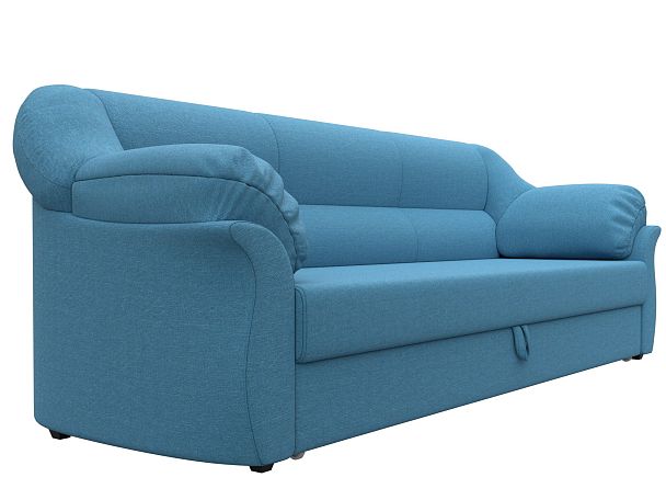 Диван прямой Карнелла Рогожка голубой - Вид 3