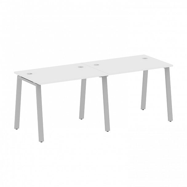 Рабочая станция "Metal System" БА.СМ-2.1 белый/серый - Вид 1