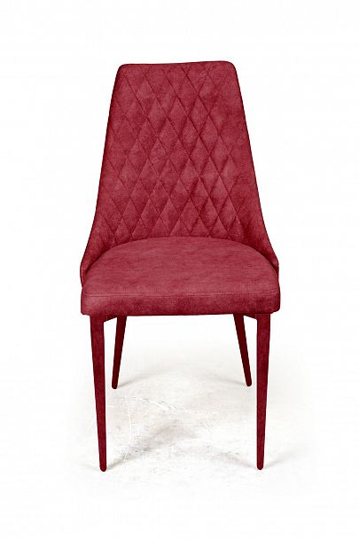 Стул CONNOR LUXE, бархат винно-красный 16/конус - Вид 2
