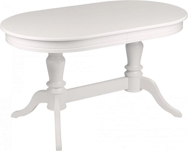 Стол деревянный раздвижной Арей 140(180)х80х76 Белый - Вид 1