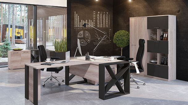 Приставка Spring 110x40x68 дуб каньон - Вид 2