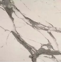 Столешница 0,3м (угол правый) мрамор белый (38мм) - Фото предпросмотра