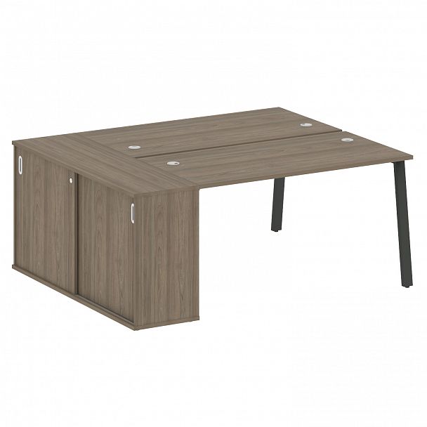 Рабочая станция "Metal System" БА.РС-СШК-1.3 вяз/антрацит - Вид 1