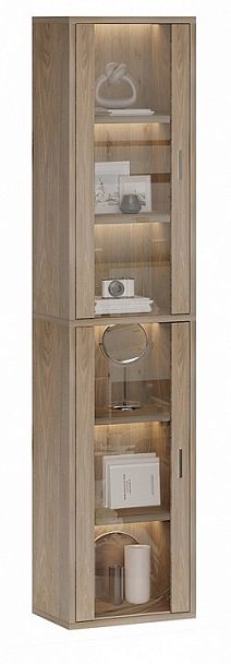 Шкаф-витрина Домино СУ(ш1в2)+2ФС Нельсон - Вид 2