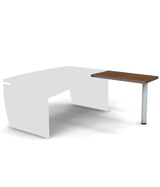 SMART/СМАРТ RSR005-97x50 Брифинг правый для столов (без опоры) 978x500x756 Дуб Катания - Вид 1