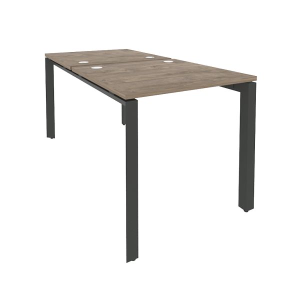 Onix Рабочая станция на П-образном м/к O.MP-D.RS-2.0.8 Тиквуд темный/Антрацит металл 780*1635*750 - Вид 1