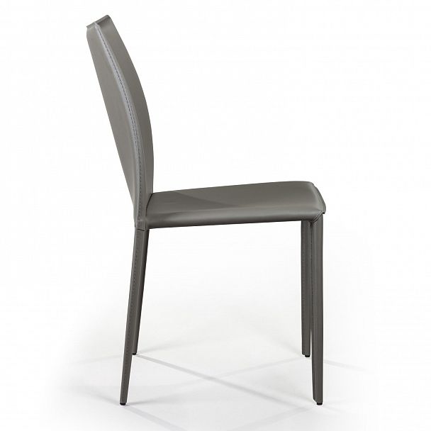 Стул Rolf, кожа тауп, стопируемый - Вид 5