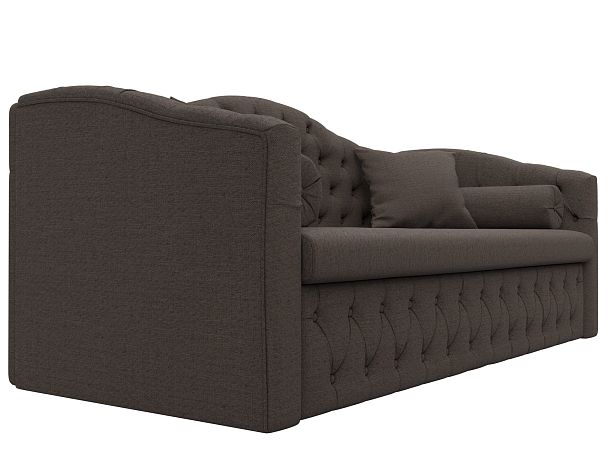 Диван детский прямой Мечта Рогожка коричневый - Вид 3