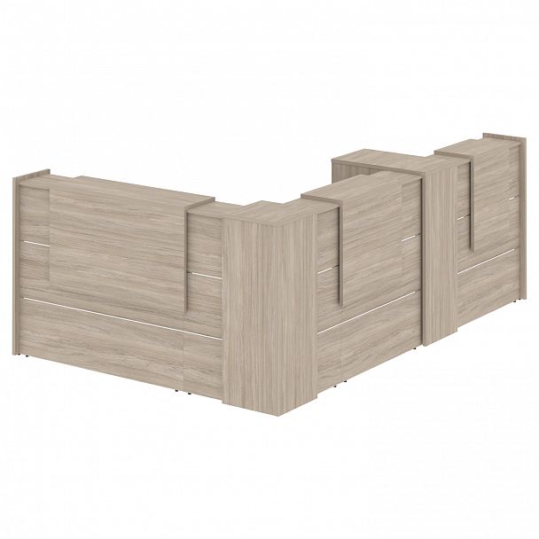 Ресепшн Г-образный "Onix" O.R-K-30 дуб аттик - Вид 2