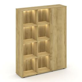 Касл Шкаф для документов правый CS.D-DP-1.2 (R) Дуб Винченцо 1688*450*2110 - Фото предпросмотра