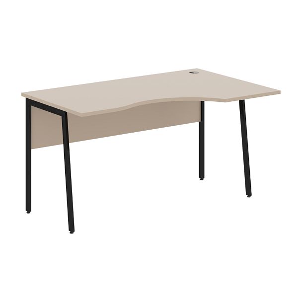 Стол прямой СА-2P(R) Мокачино/Черный 1400х900х755 IMAGO PLUS - Вид 1