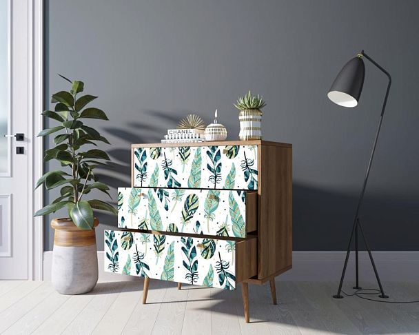 Комод Berber три ящика 44 принт арт BB40/Print_44 - Вид 2