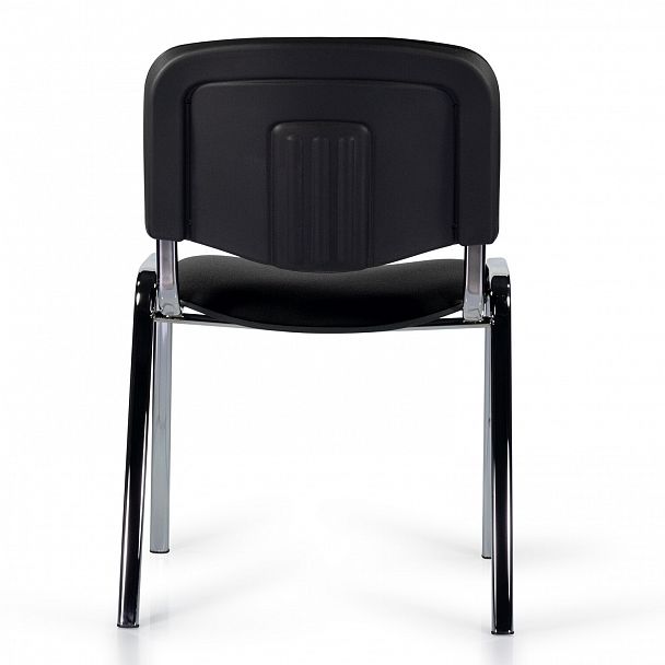 Стул STAFF "Iso Lite CF-008", хром, ткань черная (С-11), 532565, стопируемый - Вид 5