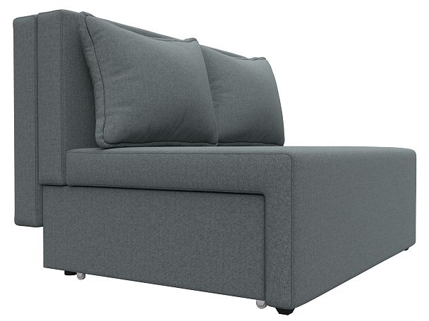 Диван прямой Лагуна Рогожка серый - Вид 3