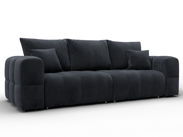 Диван прямой Лига-110 НПБ Велюр серый - Вид 1