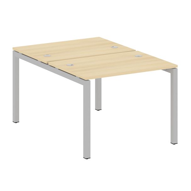 Metal System Quattro Р. ст. на П-образном м/к 50БП.РАС-СП-2.1 Акация/Серый металл 1000*1475*750 - Вид 1