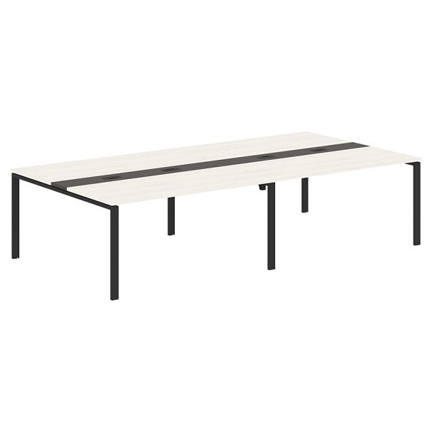 Конференц стол EUCT 3116 Ясень Траун/Черный 3126х1606х750 EDIS - Вид 1