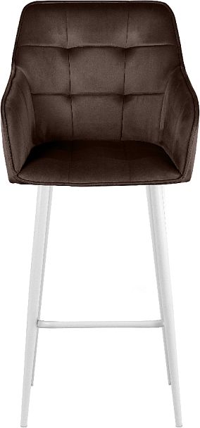 Комплект барных поворотных кресел Мони К, Confetti coffee/белый, 2 шт. - Вид 3